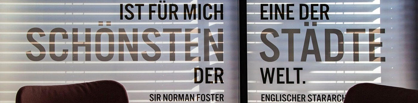 "Eine der schönsten Städte der Welt." - Lord Norman Foster, englischer Stararchitekt